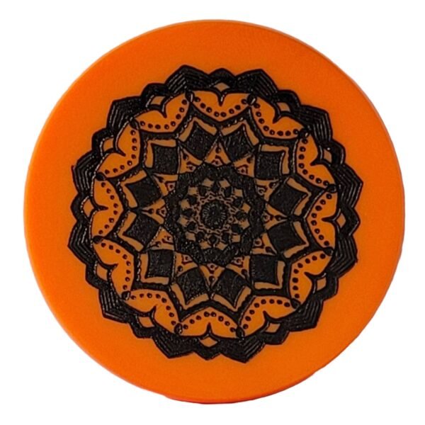 NHD Professional Carrom Striker, Tournament Grade, Premium - 701 - Orange Color - 2