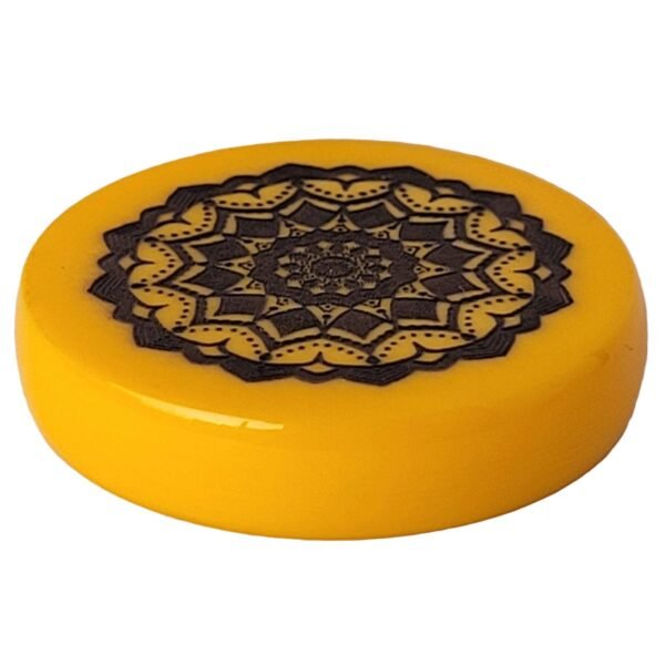 NHD Professional Carrom Striker, Tournament Grade, Premium - 701 - Yellow Colour - 3