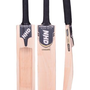 NHD Power 2X Double Blade Kashmir Willow Tennis Cricket Bat | For Soft & Hard Tennis Balls | Scoop Design | Lightweight Yet Powerful