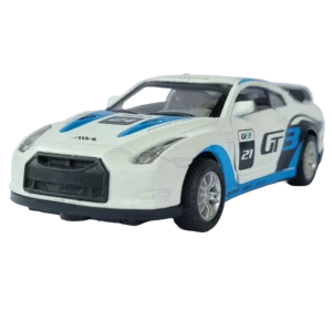 NHD Nissan GTR Speed Racing Die-Cast Toy Car for Kids | Pull Back and Go Sports Car Model with Openable Doors | Premium Collectible Racing Miniature with Realistic Detailing
